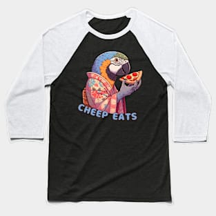 Pizza parrot Baseball T-Shirt